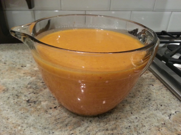 Leftover roasted tomato basil soup