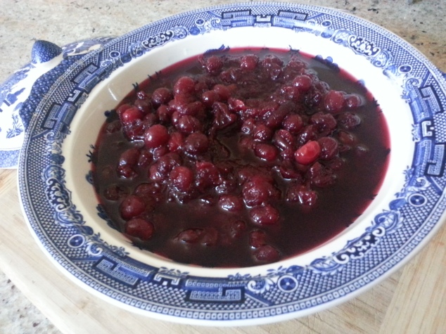 roasted red wine and citrus cranberry sauce